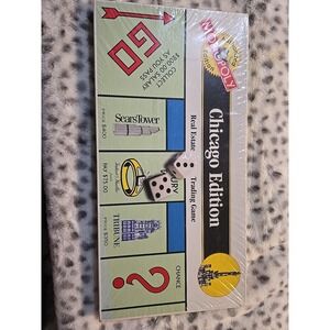 Monopoly CHICAGO Edition Board Game USAopoly 1990s Parker Brothers new SEALED